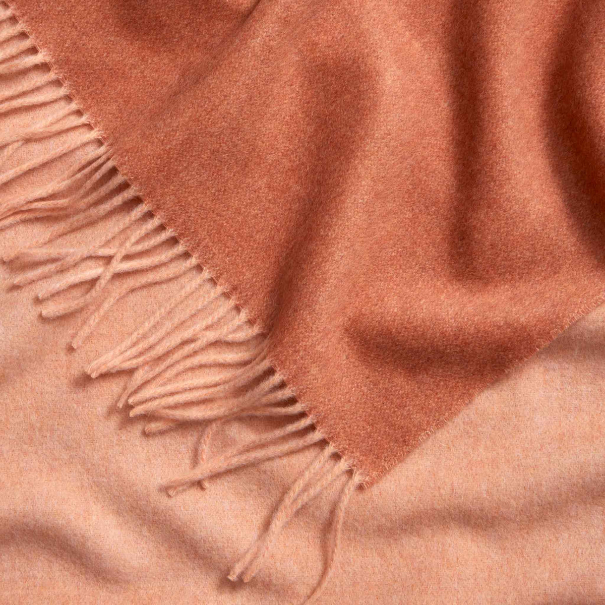 Two-Toned Lambswool Throw Blanket