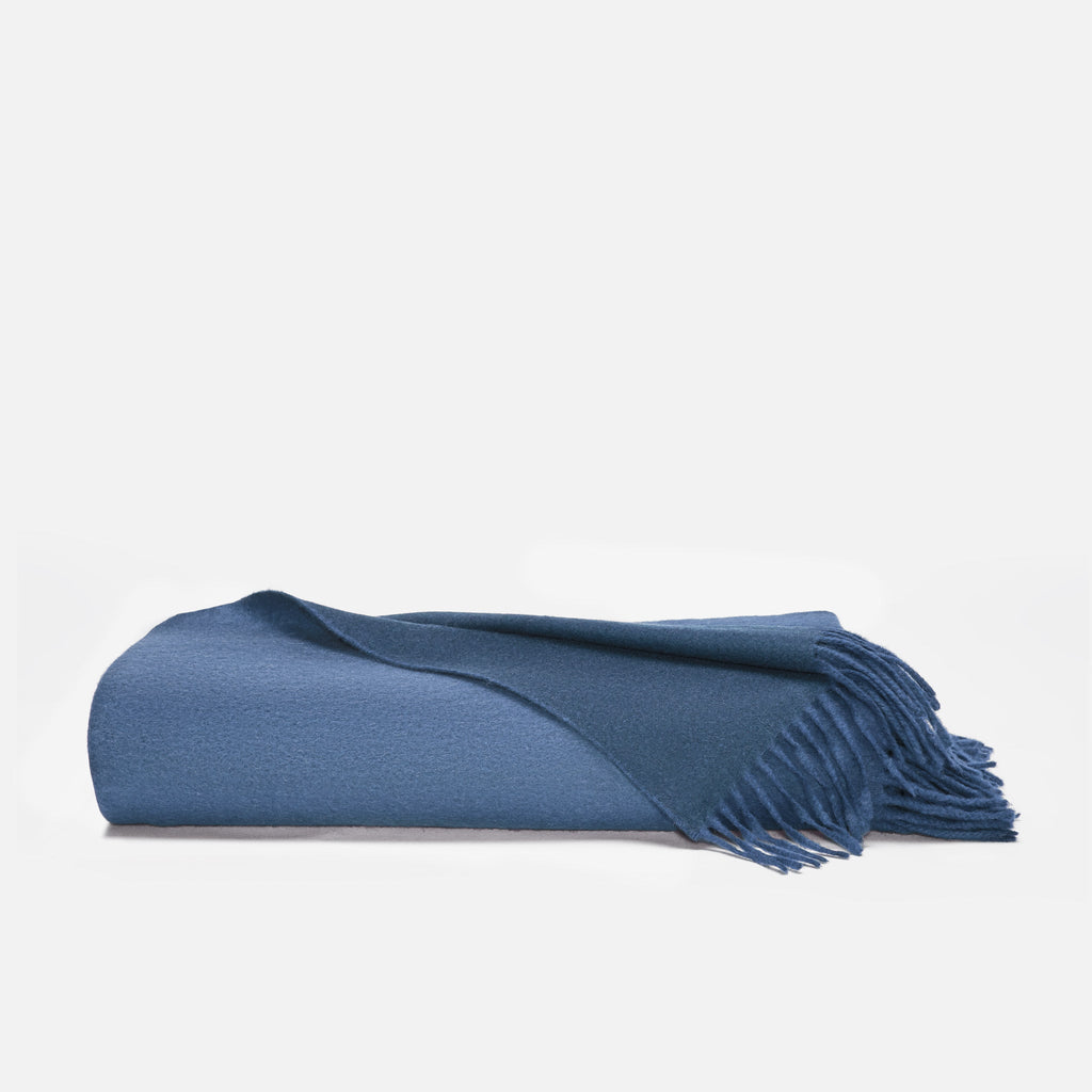 Two-Toned Lambswool Throw Blanket