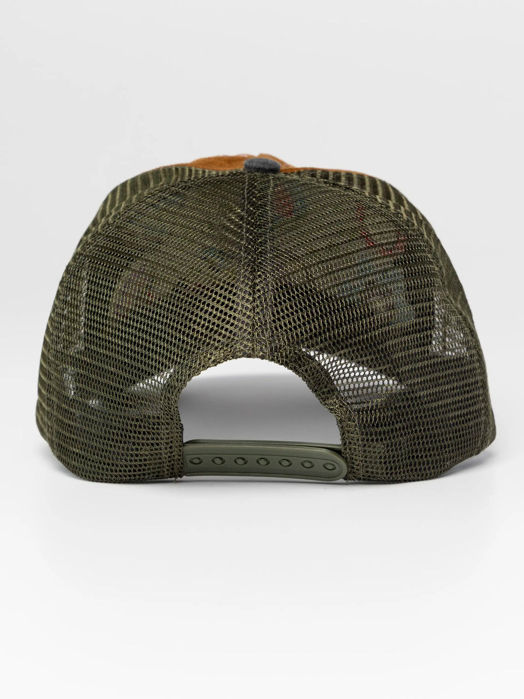 Embroidered Trucker Hat - Camel