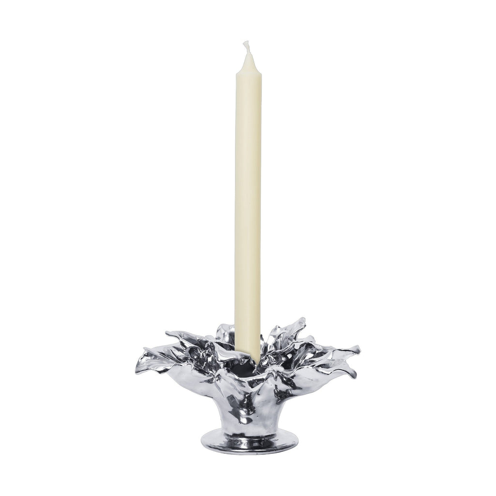 Holly Leaf Candle Holder